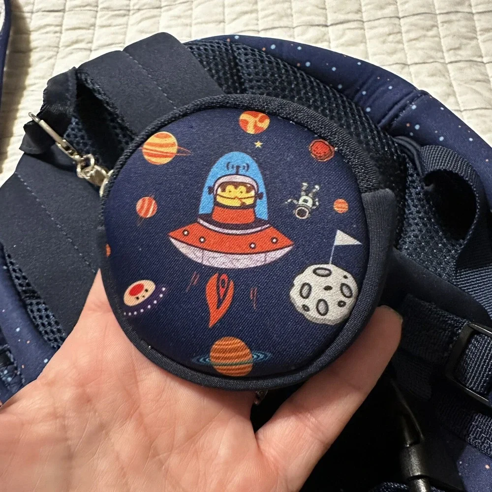 Rocket Toddler Backpack With Harness‎ Strap Gently Pre Owned